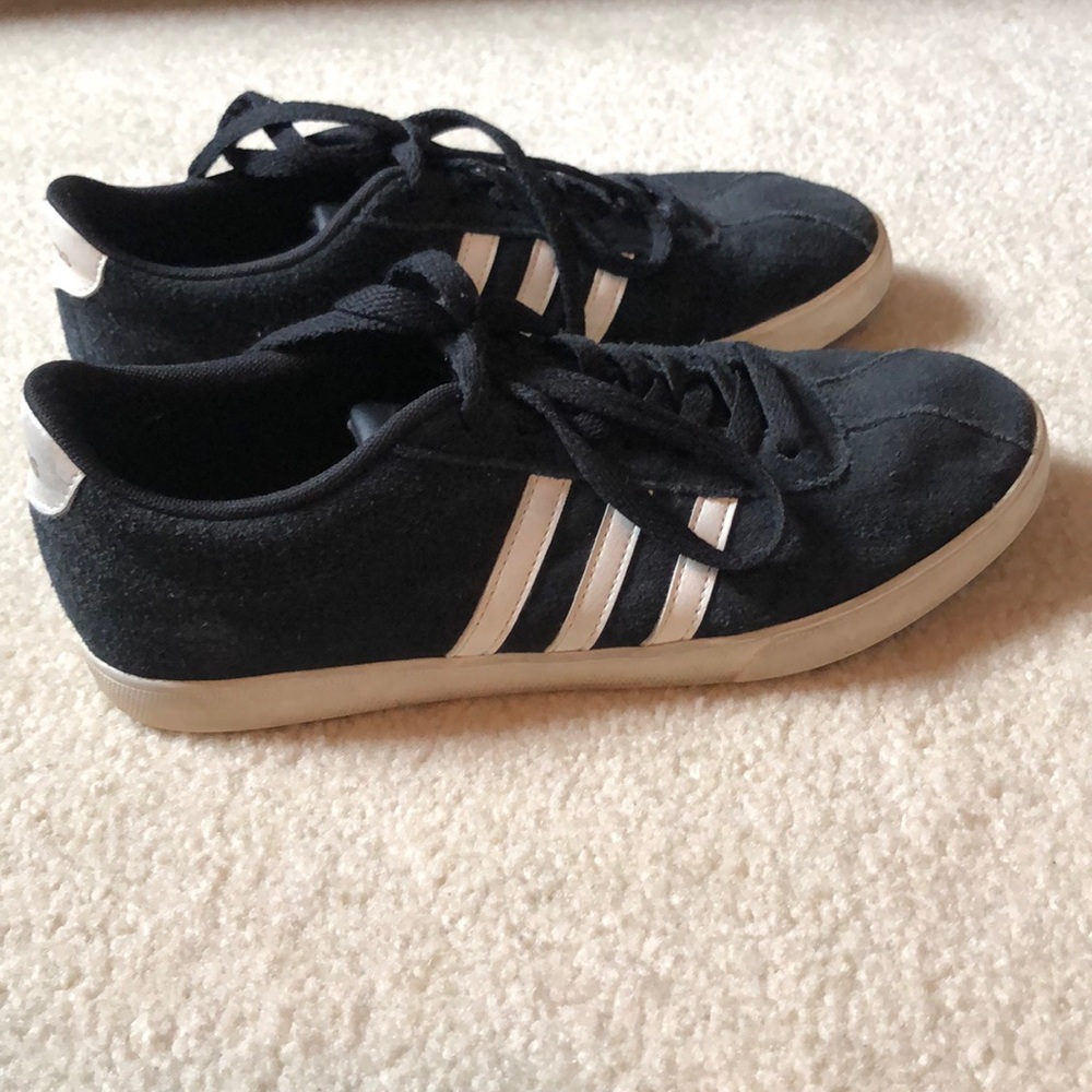Black Adidas Suede Sneakers Size 8 Women’s